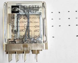 Relä Elesta FR14P 12V / 2A 220V