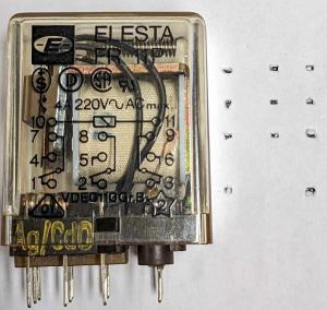 Relä Elesta FR 11P , spole 48V / 4A 220V