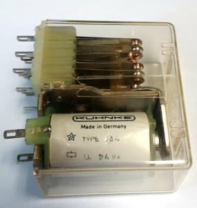 Relä KUNKE typ 1A4 U1 24V  14 poligt