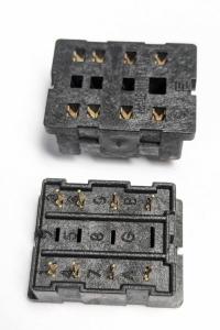 Reläsockel för kretskortmonterade reläer