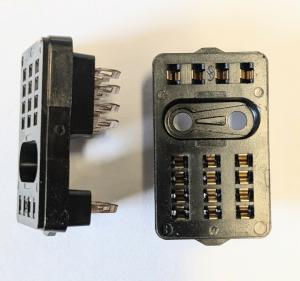 Relähållare - reläsockel för tråd 