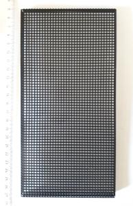 Högtalargaller  210 x 110 x 10mm  Svart NOS 