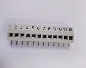 Kretskortskontakt 12 Pol Skruvanslutning vit