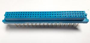 Kretskortkontakt 24 stift för lödning   Blå