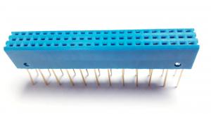 Kretskortkontakt 24 stift rak Blå