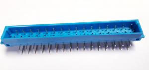 Kretskortkontakt 32 stift vinklade  Blå