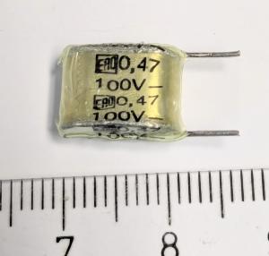 Kondensator 0,47uF 100V Polyester ERO