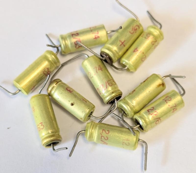 Kondensator 2,2uF 63V 10st 
