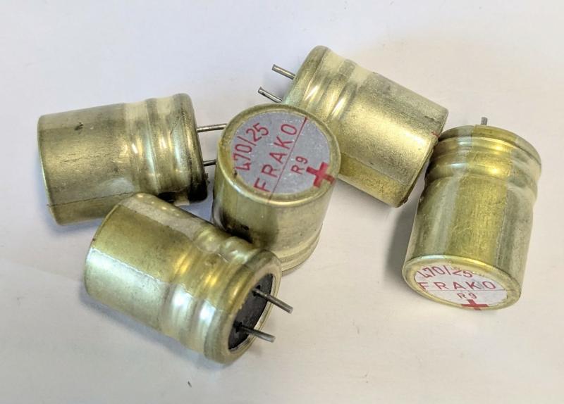 Kondensator 470uF 25v Elektrolyt FRAKO  5st