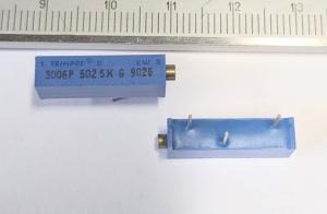 Trimpot för panel  5 Kohm  3006-5-502