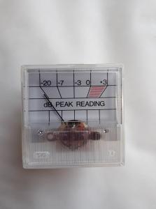 Indikator instrument  VU-Meter 40 x 40,5 mm