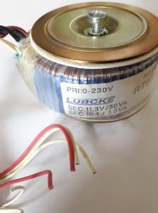 Ringkärnetrafo Pri: 0-230V 50-60Hz