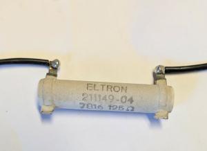 O emaljerat trådmotstånd, 125 Ohm med kabel 15cm 211149-047816