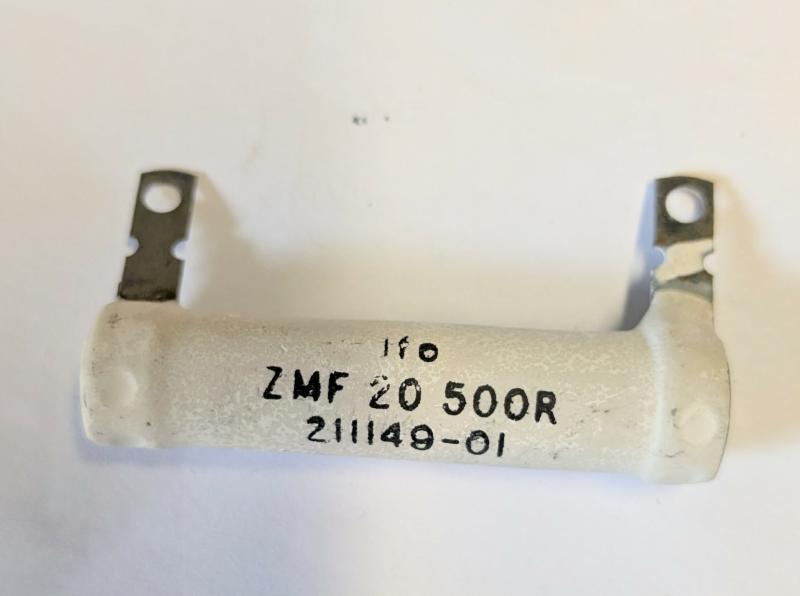 O emaljerat trådmotstånd, 500 Ohm 20W