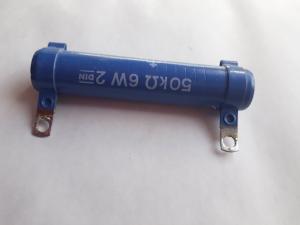 Emaljerade rörmotstånd, Rosenthal  50 Kohm 6W