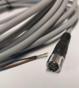Anslutningskabel rak 3 stift M8 sockel FESTO