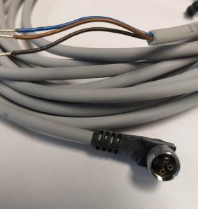 Anslutningskabel Vinklad 3 stift M8 sockel FESTO