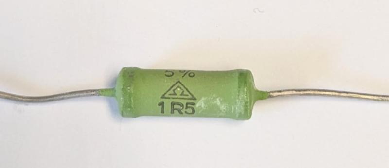 Motstånd 1,5 Ohm 5% 3W