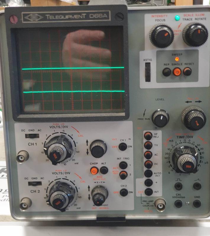 Speedometer D66a Telequipment Typ D66A