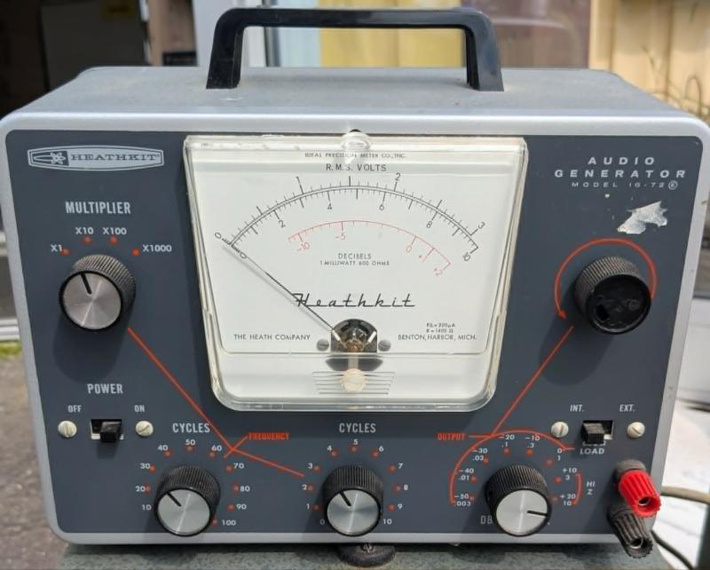Audio generator Modell IG-72 Heatkit