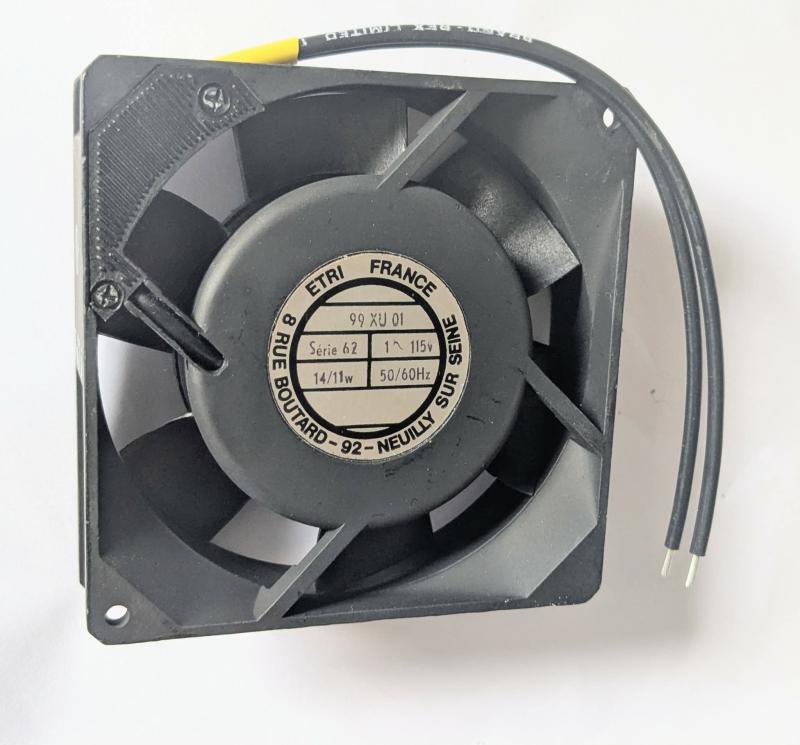 Fläkt ETRI  92 x 92 x 25mm  TYP 99XU 115V