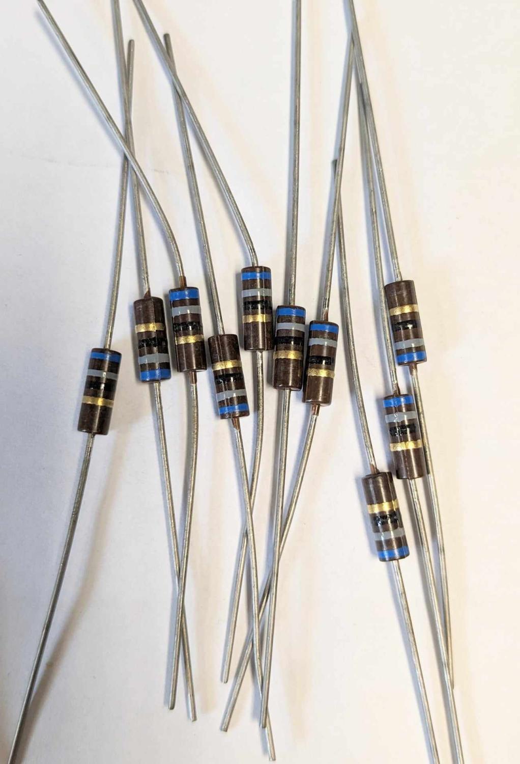 Resistenza Fusibile NTE F1W068 68 Ohm 1W 5% - Nuova, Con Avvertenza Prop65 - Foto 3