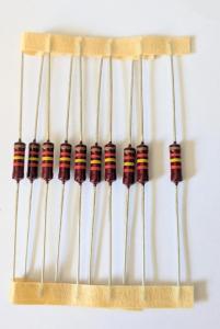 Motstånd 120 Kohm 2% 0.5W, 10st