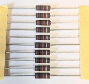 Motstånd 1 Kohm  0,5W 10st