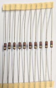 Motstånd 12 ohm 1/4W 5%, 10-pack