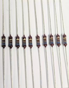 Motstånd 680 ohm 1/4W 5%, 10-pack
