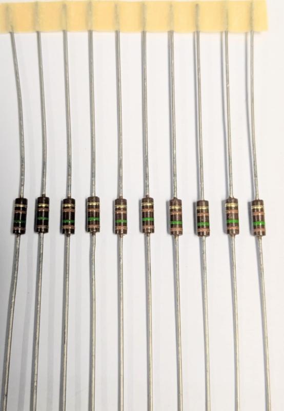 Motstånd 150 ohm 1/4W 5%, 10-pack