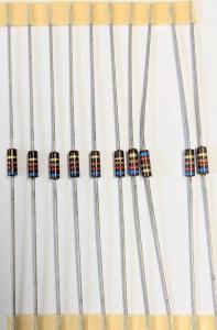 Motstånd 620 ohm 1/4W 5%, 10-pack