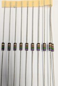 Motstånd 750 ohm 1/4W 5%, 10-pack