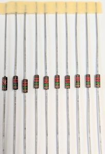 Motstånd 1,5 kohm 1/4W 5%, 10-pack