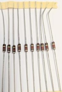 Motstånd 9.1K ohm 5% 0.5W, 10st