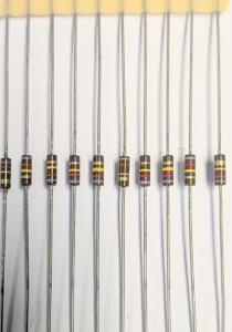 Motstånd 820 Kohm 1/4W 5% 10 pack