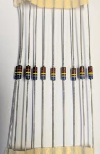 Motstånd 680 Kohm 1/4W 2%, 10 pack