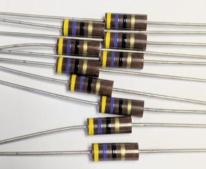 Motstånd 47 Ohm 1W  5% 10st 