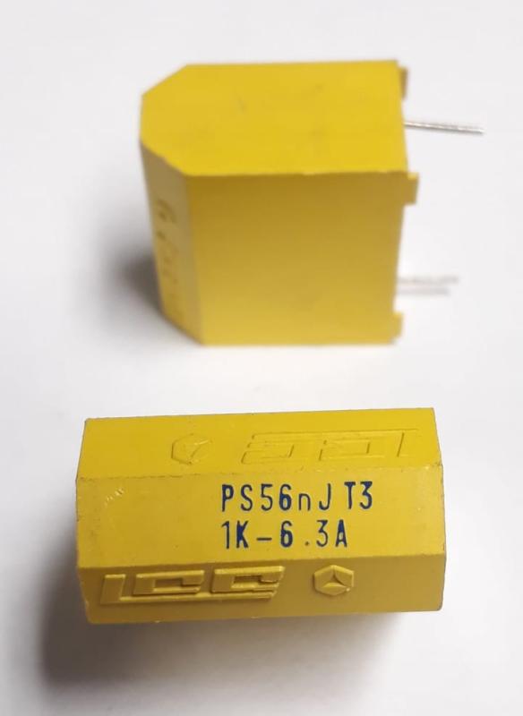 Kondensator, 56nF 1K - 6,3A Polyester PS56nJ T3