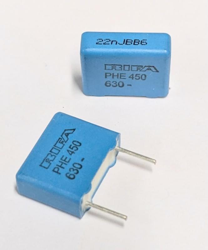 Kondensator 22nJBB6  630V  RIFA NOS PHE450