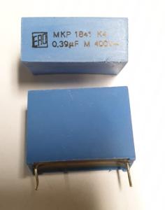 Kondensator 0,39uF  400V  ERO NOS 