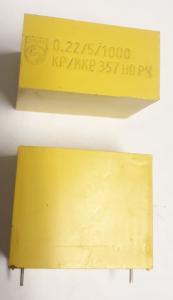 Kondensator 0,22/5/1000 KP/MKP 357HQ P4