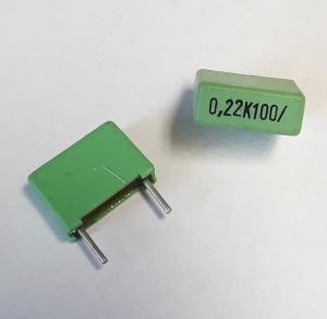 Kondensator 0,22uF 100V Polyester