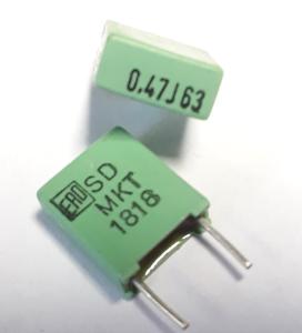 Kondensator 0,47uF 63V Polyester MKT1818 