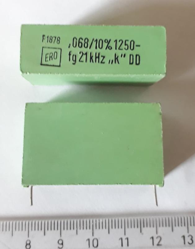 Kondensator CKP 68nF 10% 1250V ERO Polyester