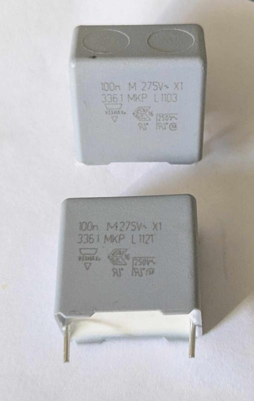 Kondensator 0,1uF M 275V  Polyester MKP