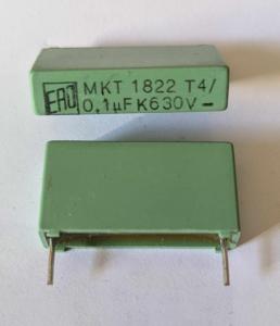 Kondensator 0,1uF K630V  Polyester MKT1822