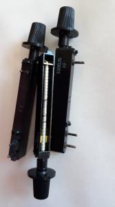 Potentiometer 100 Kohm med skaft. 3 st