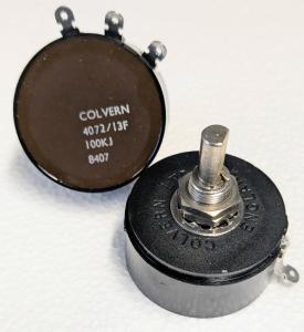 Potentiometer 100K Ohm COLVERN CLR.4072/13F LTD NOS