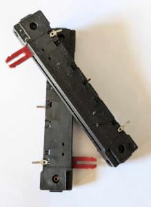 Skjutpotentiometer 500 Kohm Log